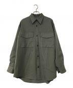 ULTERIORアルテリア）の古着「COVERT CLOTH CPO SHIRTS」｜グレー