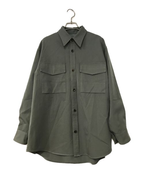 ULTERIOR（アルテリア）ULTERIOR (アルテリア) COVERT CLOTH CPO SHIRTS グレー サイズ:3の古着・服飾アイテム