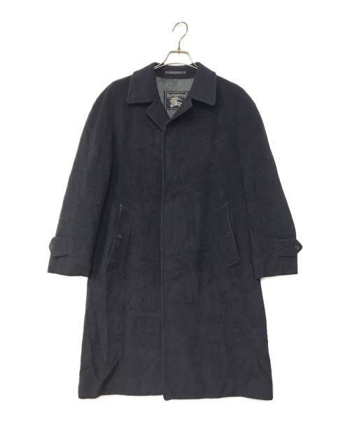 BURBERRY（バーバリー）BURBERRY (バーバリー) カシミヤ混ステンカラーコート ネイビー サイズ:170の古着・服飾アイテム