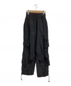 DENAGEディネージ）の古着「9 Pocket Cargo Pants」｜ブラック