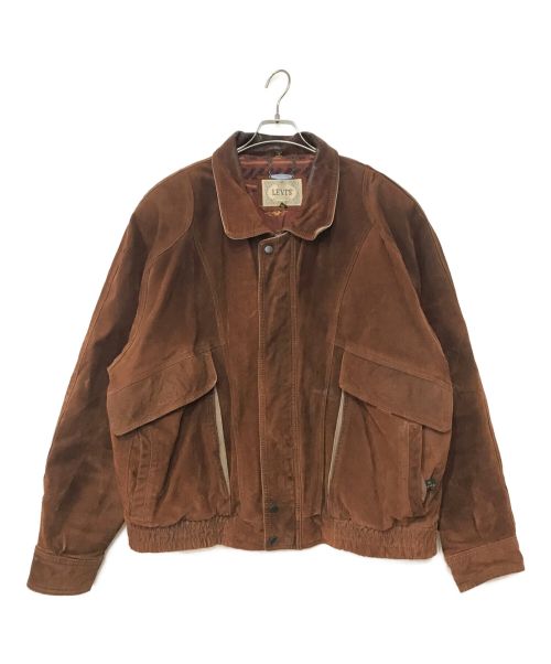 LEVI'S（リーバイス）LEVI'S (リーバイス) レザージャケット ブラウン サイズ:XLの古着・服飾アイテム