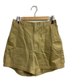 SOFTHYPHEN（ソフトハイフン）の古着「BACK LAYERED TWILL SHORTS」｜ベージュ