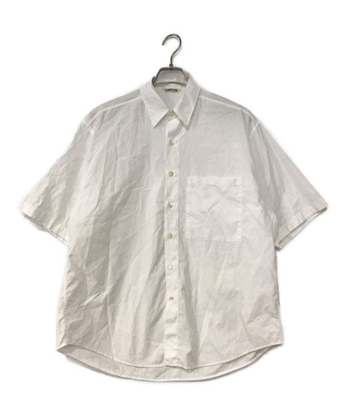 AURALEE（オーラリー）AURALEE (オーラリー) )WASHED FINX TWILL BIG HALF SLEEVED SHIRT ホワイト サイズ:3の古着・服飾アイテム