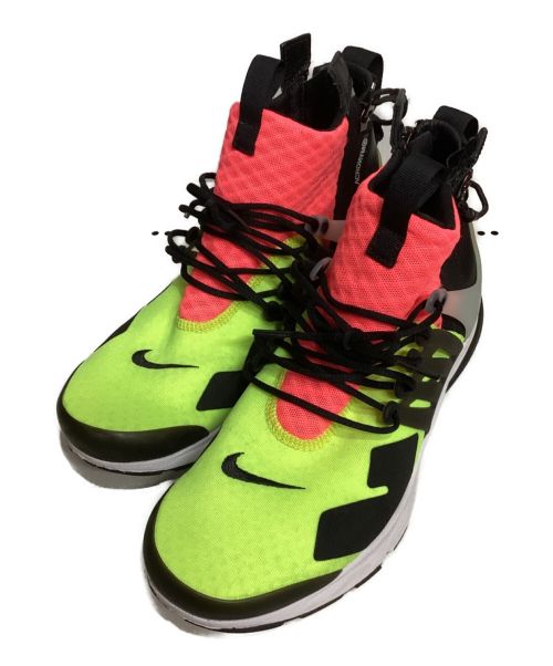 NIKE（ナイキ）NIKE (ナイキ) ACRONYM (アクロニウム) AIR PRESTO MID イエロー サイズ:27の古着・服飾アイテム