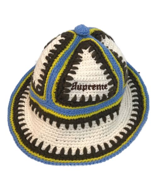 SUPREME（シュプリーム）Supreme (シュプリーム) Crochet Edge Bell Hat ベージュの古着・服飾アイテム