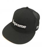 SUPREME×New Eraシュプリーム×ニューエラ）の古着「Box Logo Mesh Back New Era Black」｜ブラック