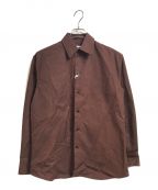 JIL SANDERジルサンダー）の古着「Long-sleeved Cotton Shirt」｜ブラウン