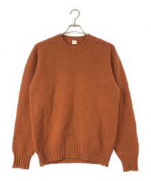 E.TAUTZ（イートーツ）の古着「CREW NECK JUMPER」｜ブラウン