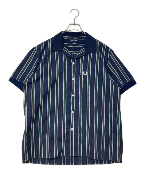 FRED PERRY（フレッドペリー）FRED PERRY (フレッドペリー) シャツ ネイビー サイズ:Lの古着・服飾アイテム