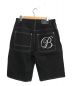 BlackEyePatch (ブラックアイパッチ) B EMBLEM BAGGY DENIM SHORTS ブラック サイズ:L：12800円