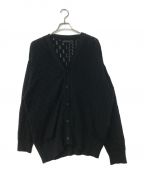 juhaユハ）の古着「BOTANICAL SWICHING CARDIGAN」｜ブラック