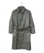 BOSS HUGO BOSSボス ヒューゴボス）の古着「Slim Fit Double Breasted Belted Coat」｜グレー