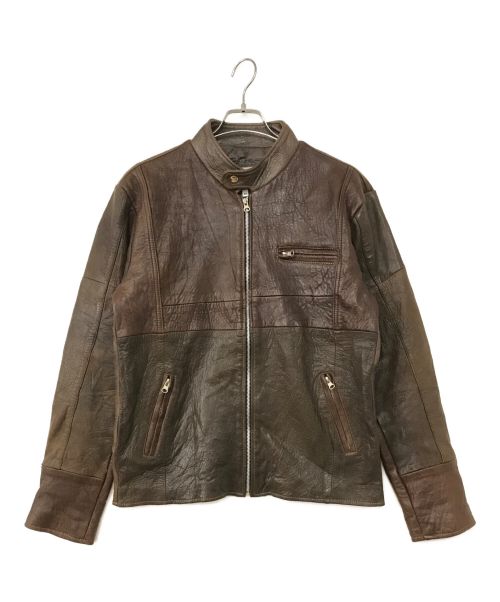 wilsons leather（ウィルソンズレザー）wilsons leather (ウィルソンズレザー) レザージャケット ブラウン サイズ:40の古着・服飾アイテム