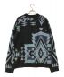 PENDLETON (ペンドルトン) B:MING by BEAMS (ビーミングバイビームス) 総柄ニット ネイビー サイズ:L：7800円