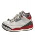 NIKE (ナイキ) AIR JORDAN 3 RETRO OG Fire Red ホワイト サイズ:25.5cm：8000円