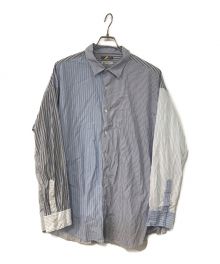 is-ness×THOMAS MASON（イズネス×トーマスメイソン）の古着「VENTILATION LONGSLEEVE SHIRT」｜スカイブルー