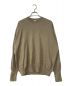 A.PRESSE（アプレッセ）の古着「Cotton Knit L/S T-Shirt」｜ベージュ