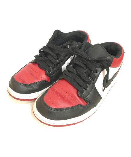 NIKE（ナイキ）NIKE (ナイキ) NIKE AIR JORDAN 1 LOW レッド サイズ:26の古着・服飾アイテム