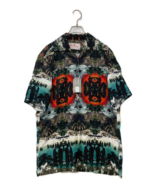 Aloha Blossom（アロハブロッサム）Aloha Blossom (アロハブロッサム) Volcano Rayon Shirts ブラック サイズ:42の古着・服飾アイテム