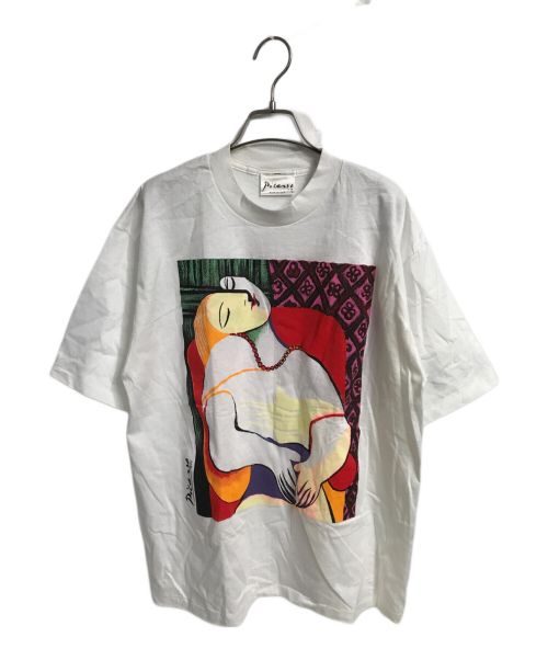 picasso（ピカソ）picasso (ピカソ) アートTシャツ ホワイト サイズ:Lの古着・服飾アイテム