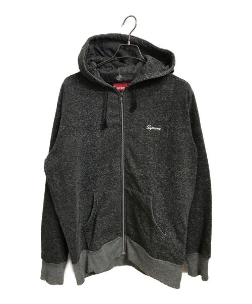 SUPREME（シュプリーム）Supreme (シュプリーム) Script Heather Zip Up Hoodie グレー サイズ:XLの古着・服飾アイテム