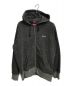 Supreme（シュプリーム）の古着「Script Heather Zip Up Hoodie」｜グレー