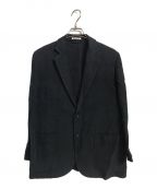 AURALEEオーラリー）の古着「LINEN SILK SUMMER TWEED JACKET」｜ネイビー