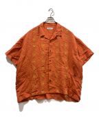 EVISENエビセン）の古着「FIREWORKS SHIRT」｜オレンジ