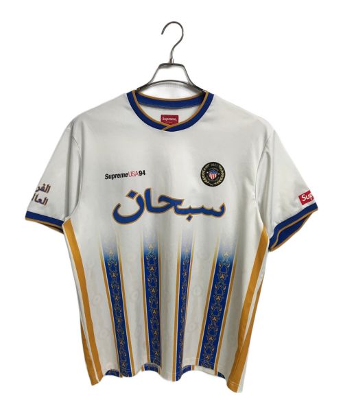 SUPREME（シュプリーム）SUPREME (シュプリーム) Arabic Logo Soccer Jersey Short ホワイト サイズ:Lの古着・服飾アイテム