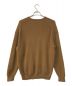 Graphpaper (グラフペーパー) High Density Crew Neck Knit ブラウン サイズ:1：8800円