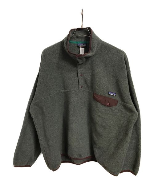 Patagonia（パタゴニア）Patagonia (パタゴニア) スナップtフリースプルオーバー グレー サイズ:XLの古着・服飾アイテム