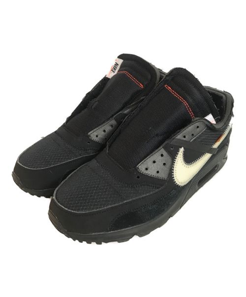 NIKE（ナイキ）NIKE (ナイキ) OFFWHITE (オフホワイト)  THE 10 AIR MAX 90 BLACK/CORN ブラック サイズ:28の古着・服飾アイテム