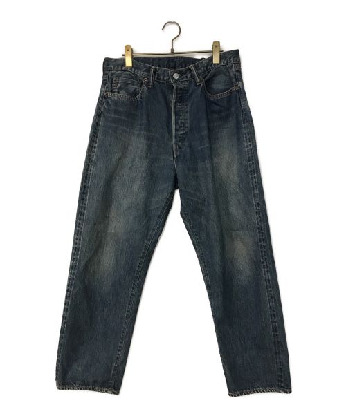 A.PRESSE（アプレッセ）A.PRESSE (アプレッセ) Washed Denim Wide Pants インディゴ サイズ:30の古着・服飾アイテム