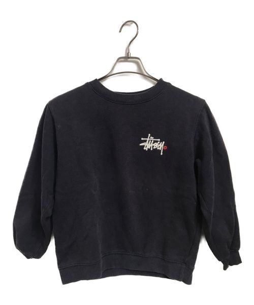 stussy（ステューシー）stussy (ステューシー) プリントスウェット ネイビー サイズ:XSの古着・服飾アイテム