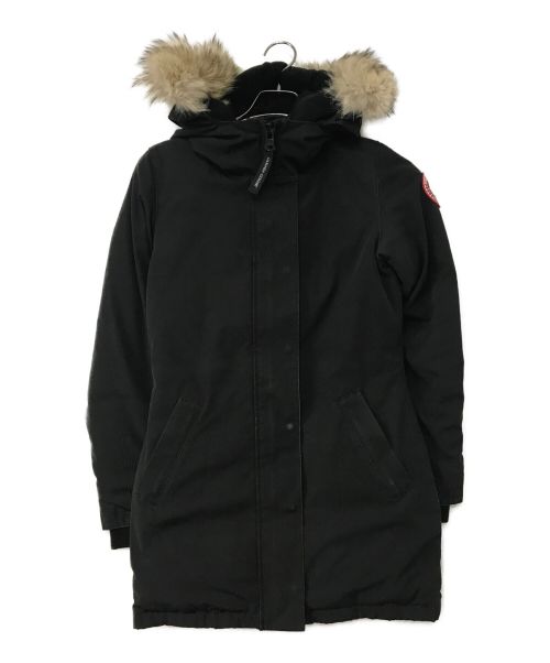 CANADA GOOSE（カナダグース）CANADA GOOSE (カナダグース) VICTORIA PARKA ブラック サイズ:XSの古着・服飾アイテム