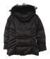 MONCLER (モンクレール) ラクーンファーダウンジャケット ボルドー：24800円