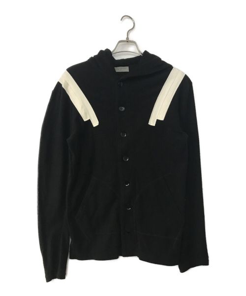 Yohji Yamamoto pour homme（ヨウジヤマモト プールオム）Yohji Yamamoto pour homme (ヨウジヤマモト プールオム) ニットジャケット ブラック サイズ:3の古着・服飾アイテム