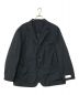 BLUE BLUE（ブルーブルー）の古着「TC WEATHER WORK REF BLAZER EMB LAUGH AND SUNNYDAY」｜ネイビー