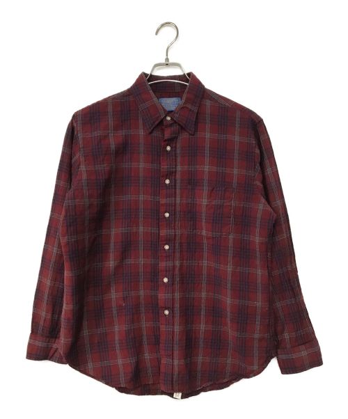 SIR PENDLETON（サーペンドルトン）SIR PENDLETON (サーペンドルトン) チェックシャツ レッド サイズ:Lの古着・服飾アイテム