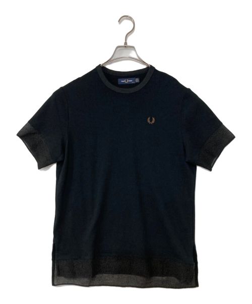 FRED PERRY（フレッドペリー）FRED PERRY (フレッドペリー) シアースリーブTシャツ ブラック サイズ:Mの古着・服飾アイテム