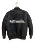 ROTT WEILER (ロットワイラー) ブルゾン ブラック サイズ:S：17800円