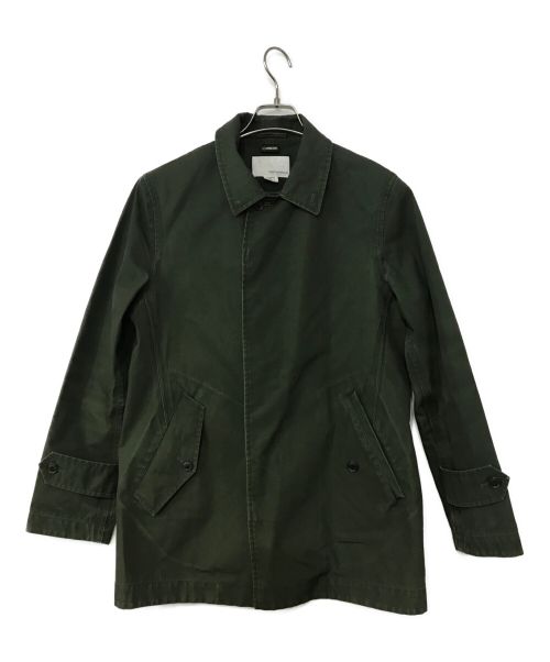 nanamica（ナナミカ）nanamica (ナナミカ) SHORT SOUTIEN COLLAR COAT グリーン サイズ:Sの古着・服飾アイテム