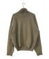 stein（シュタイン）の古着「EX Fine Lambs Loose High Neck Knit LS」｜ベージュ