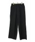 Graphpaper（グラフペーパー）の古着「SCALE OFF WOOL WIDE CHEF PANTS」｜ブラック