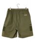 WIND AND SEA (ウィンダンシー) WATER REPELLENT NYLON CARGO SHORTS オリーブ サイズ:L：13000円