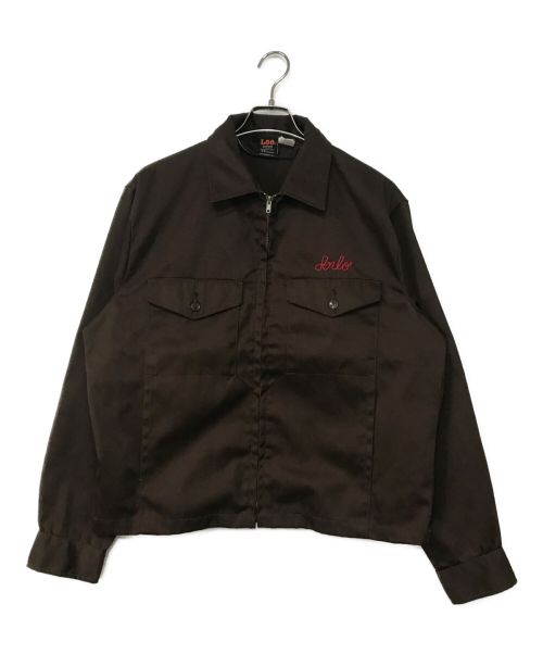 LEE（リー）LEE (リー) ジップアップジャケット ブラウン サイズ:44の古着・服飾アイテム