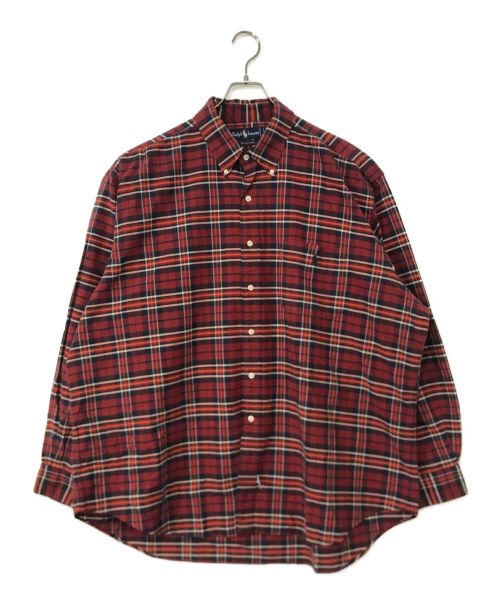 RALPH LAUREN（ラルフローレン）RALPH LAUREN (ラルフローレン) The Big Shirt レッド サイズ:XXLの古着・服飾アイテム