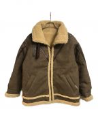 VIAVANDAヴィアヴァンダ）の古着「2Way Big Mouton Coat」｜ブラウン