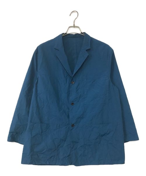 Graphpaper（グラフペーパー）Graphpaper (グラフペーパー) Wrinkled French Work Jacket ブルー サイズ:1の古着・服飾アイテム