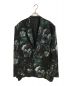 LAD MUSICIAN（ラッドミュージシャン）の古着「Wool Gabardine Flower Skull Big Jacket」｜ブラック